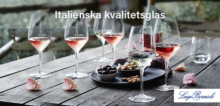 Kampanj på alla glas från Luigi Bormioli!