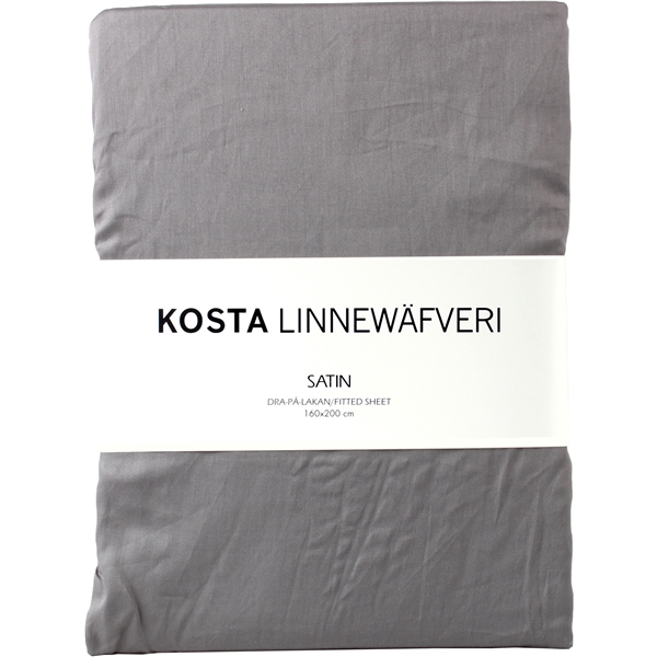 Kosta Linnewäfveri Satin Dra-på-lakan 160x200