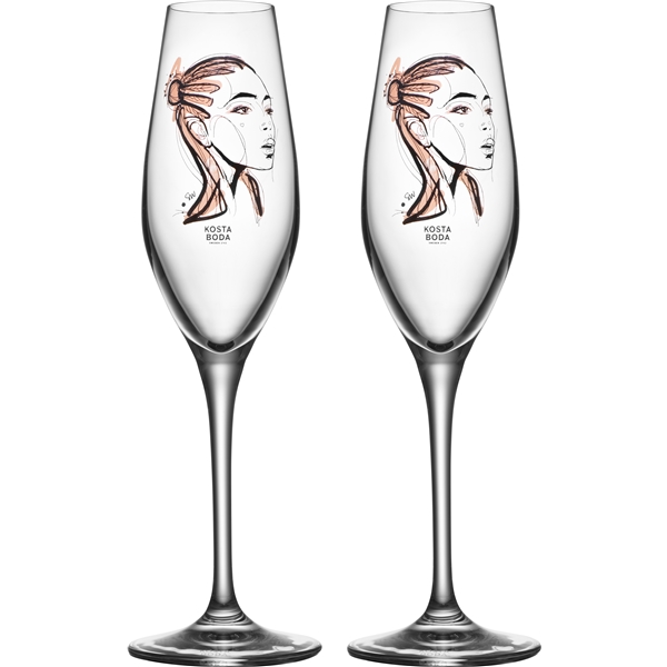 All About You Champagneglas 2-pack