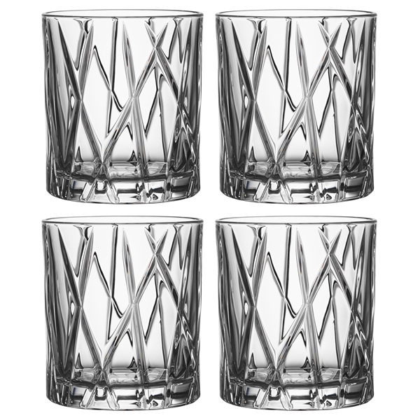 City Whiskeyglas OF 4-pack