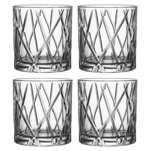 City Whiskeyglas DOF 4-pack