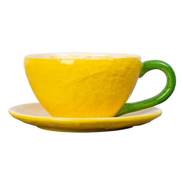 Cup and plate Lemon