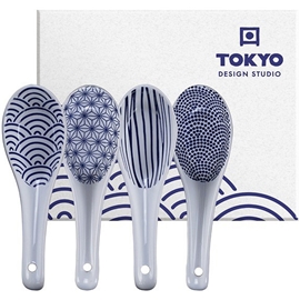 Nippon Blue Soup Spoon Giftbox 4-pack