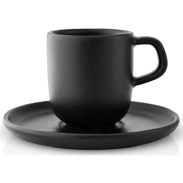 Nordic kitchen espresso kopp med fat
