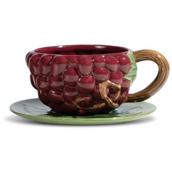 Cup and plate Grape