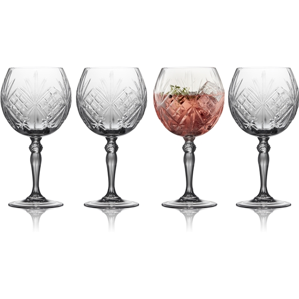 Melodia Gin & tonic glas Krystal 65 cl 4-pack