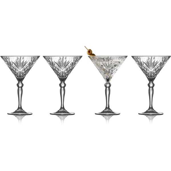 Melodia Cocktailglas Krystal 21 cl cl 4-pack