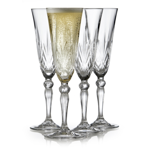 Melodia Champagneglas Krystal 16 cl 4-pack