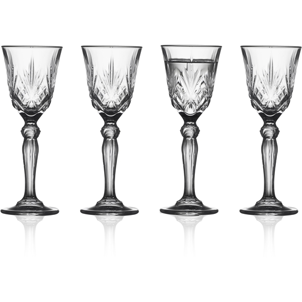 Melodia Snapsglas Krystal 5 cl 4-pack