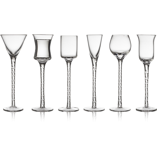 Rom Snapsglas 6-pack Klar