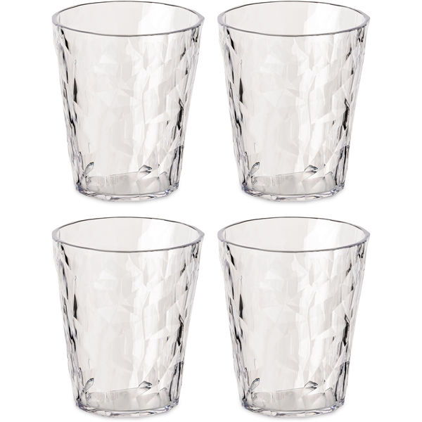 Club No. 1 Dricksglas Plast 250 ml 4-pack