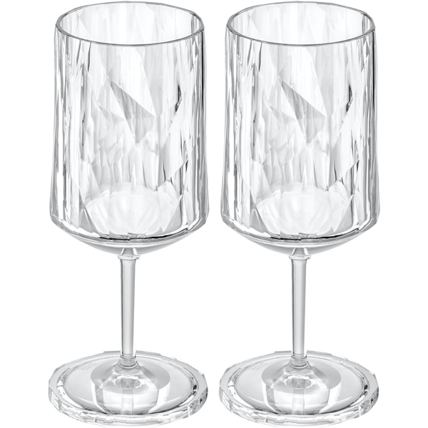 Club No. 4 Rödvinsglas Plast 300 ml 2-pack