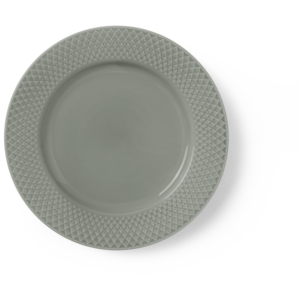 Lyngby Rhombe Earth Lunchtallrik 21cm