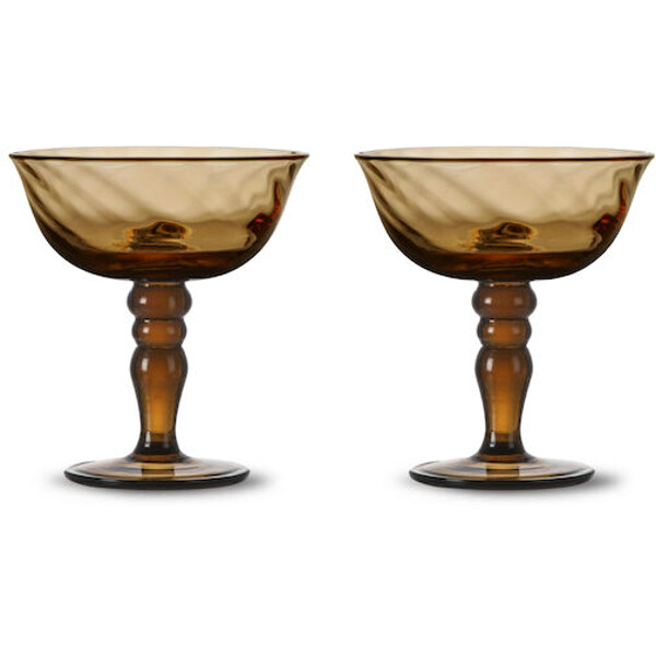 Italiensk champagnekupa Opacity 2-pack