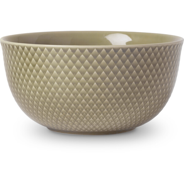 Lyngby Rhombe Earth Serveringsskål 17,5cm