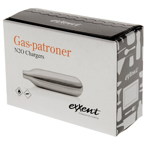 Exxent N2O-patroner för gräddsifoner 10-pack