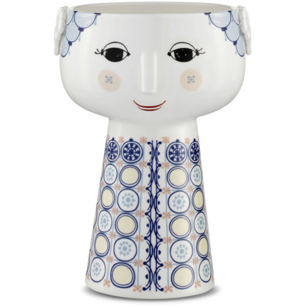 Eva Vas 18,5 cm Mörkblå